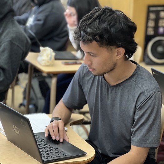 High school theater student